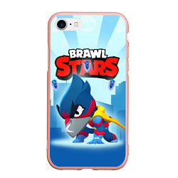 Чехол iPhone 7/8 матовый Captain Crow - Brawl Stars