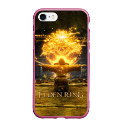 Чехол iPhone 7/8 матовый Elden Ring - Маг, цвет: 3D-малиновый