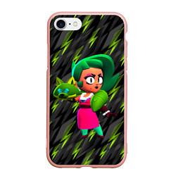 Чехол iPhone 7/8 матовый Lola brawlstars game, цвет: 3D-светло-розовый