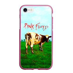 Чехол iPhone 7/8 матовый Atom Heart Mother - Pink Floyd