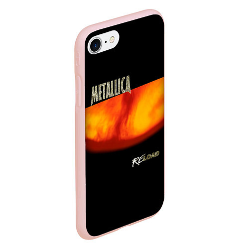 Чехол iPhone 7/8 матовый Metallica ReLoad / 3D-Светло-розовый – фото 2