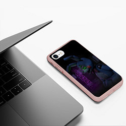 Чехол iPhone 7/8 матовый BONNIE BROKEN, цвет: 3D-светло-розовый — фото 2