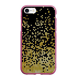 Чехол iPhone 7/8 матовый Fashion Pattern 2028, цвет: 3D-малиновый