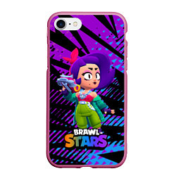 Чехол iPhone 7/8 матовый Лола Brawl stars Игра, цвет: 3D-малиновый