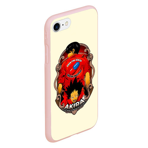 Чехол iPhone 7/8 матовый AKIRA neo tokyo is about to explode / 3D-Светло-розовый – фото 2