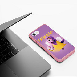 Чехол iPhone 7/8 матовый Princess Pipp Petals, цвет: 3D-баблгам — фото 2