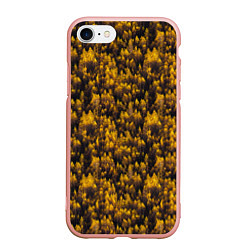 Чехол iPhone 7/8 матовый Рыжий лес, цвет: 3D-светло-розовый
