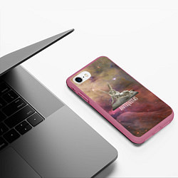 Чехол iPhone 7/8 матовый Аntiquitas, цвет: 3D-малиновый — фото 2