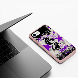 Чехол iPhone 7/8 матовый Ангел Алиса, цвет: 3D-светло-розовый — фото 2