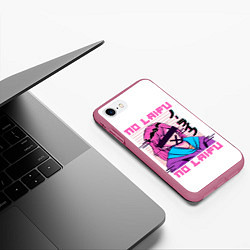 Чехол iPhone 7/8 матовый NO LAIFU NO LAIFU, цвет: 3D-малиновый — фото 2