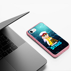 Чехол iPhone 7/8 матовый FANG BRAWL STARS 3D ПЛИТЫ, цвет: 3D-баблгам — фото 2