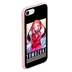 Чехол iPhone 7/8 матовый Yomozuki - Kakegurui, цвет: 3D-светло-розовый — фото 2