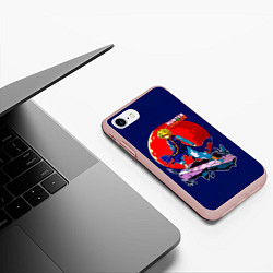 Чехол iPhone 7/8 матовый Hunter x Hunter - Kurapika, цвет: 3D-светло-розовый — фото 2