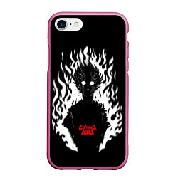 Чехол iPhone 7/8 матовый Демонический Кагеяма Mob Psycho 100, цвет: 3D-малиновый