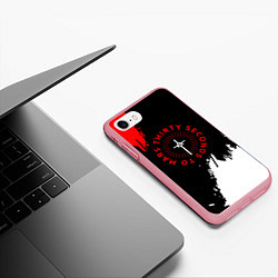 Чехол iPhone 7/8 матовый 30 Seconds to Mars - 30 секунд, цвет: 3D-баблгам — фото 2