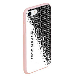 Чехол iPhone 7/8 матовый Dark souls темные души, цвет: 3D-светло-розовый — фото 2