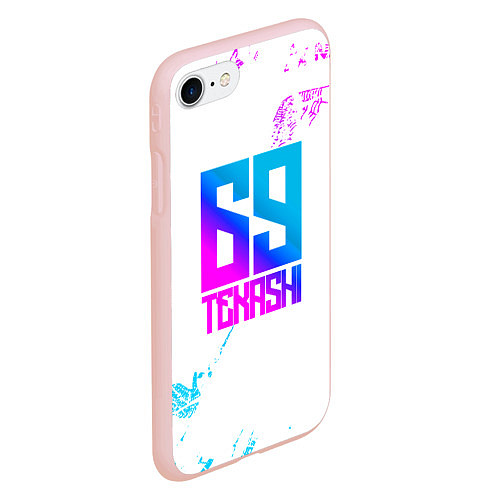 Чехол iPhone 7/8 матовый Tekashi Six Nine 6ix9ine / 3D-Светло-розовый – фото 2