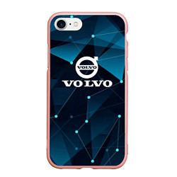 Чехол iPhone 7/8 матовый Volvo - Geometry