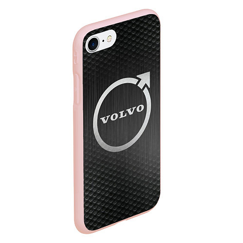 Чехол iPhone 7/8 матовый Volvo бренд / 3D-Светло-розовый – фото 2