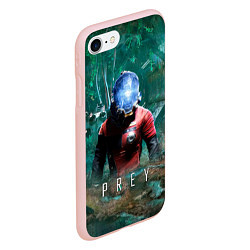 Чехол iPhone 7/8 матовый Prey game, цвет: 3D-светло-розовый — фото 2