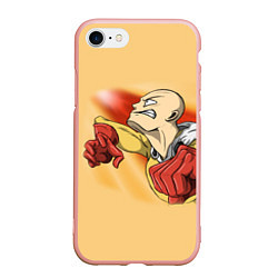 Чехол iPhone 7/8 матовый Сайтама - One Punch Man