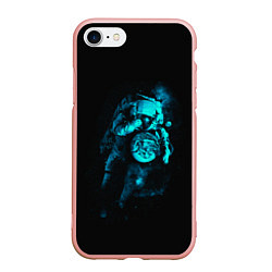 Чехол iPhone 7/8 матовый Неоновый астронавт Neon Astronaut