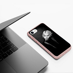Чехол iPhone 7/8 матовый Pharaoh Phuneral Рэпер Фараон, цвет: 3D-светло-розовый — фото 2