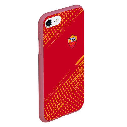 Чехол iPhone 7/8 матовый Roma Рома / 3D-Малиновый – фото 2