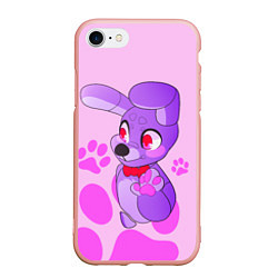 Чехол iPhone 7/8 матовый Bonnie the Rabbit UCN, цвет: 3D-светло-розовый