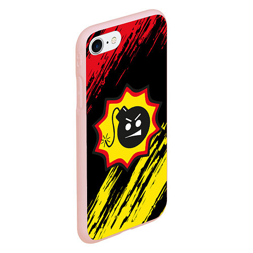 Чехол iPhone 7/8 матовый Serious Sam Big Logo / 3D-Светло-розовый – фото 2