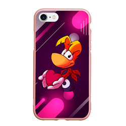 Чехол iPhone 7/8 матовый Rayman держит сердце в руках