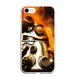 Чехол iPhone 7/8 матовый Fallout - Arch Dornan, цвет: 3D-белый