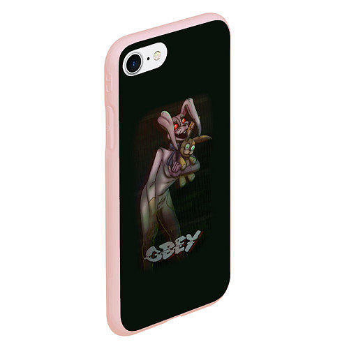 Чехол iPhone 7/8 матовый Five Nights at Freddys кролик / 3D-Светло-розовый – фото 2