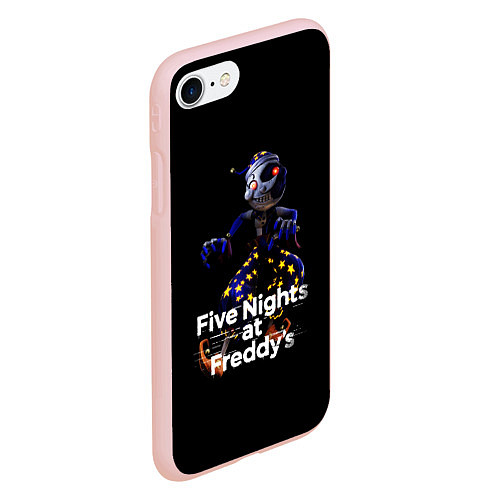 Чехол iPhone 7/8 матовый Five Nights at Freddys: Security Breach воспитател / 3D-Светло-розовый – фото 2