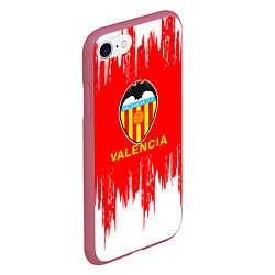 Чехол iPhone 7/8 матовый Valencia валенсия sport, цвет: 3D-малиновый — фото 2