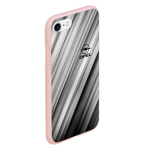 Чехол iPhone 7/8 матовый OPEL опель / 3D-Светло-розовый – фото 2