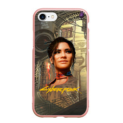 Чехол iPhone 7/8 матовый Panam cyberpunk 2077