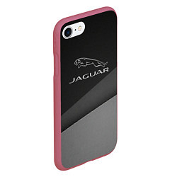 Чехол iPhone 7/8 матовый JAGUR оттенки серого, цвет: 3D-малиновый — фото 2