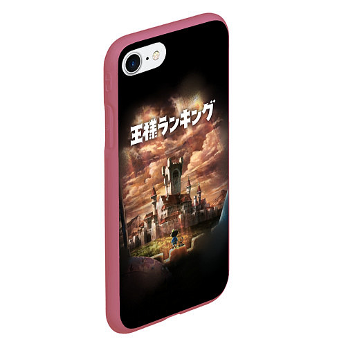 Чехол iPhone 7/8 матовый Ousama Ranking / 3D-Малиновый – фото 2