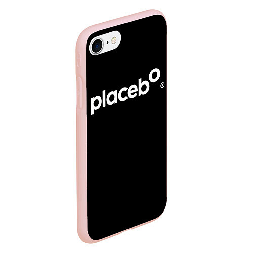 Чехол iPhone 7/8 матовый Плацебо Логотип / 3D-Светло-розовый – фото 2