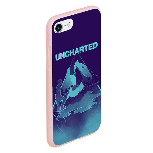 Чехол iPhone 7/8 матовый Uncharted Арт / 3D-Светло-розовый – фото 2