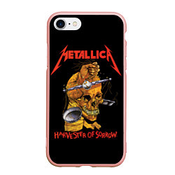 Чехол iPhone 7/8 матовый METALLICA - HARVESTER OF SORROW