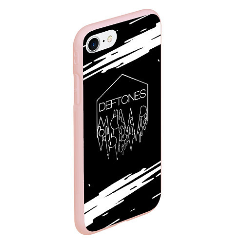 Чехол iPhone 7/8 матовый Deftones / 3D-Светло-розовый – фото 2