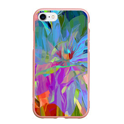 Чехол iPhone 7/8 матовый Abstract color pattern Summer 2022