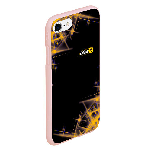 Чехол iPhone 7/8 матовый FALLOUT 76 фолаут / 3D-Светло-розовый – фото 2