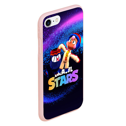 Чехол iPhone 7/8 матовый Brawlstars Бонни Bonny / 3D-Светло-розовый – фото 2