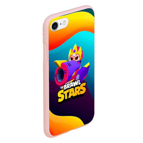 Чехол iPhone 7/8 матовый BrawlStars Bonny / 3D-Светло-розовый – фото 2