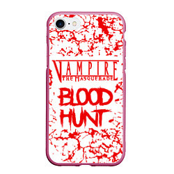 Чехол iPhone 7/8 матовый Vampire The Masquerade Bloodhunt, лого