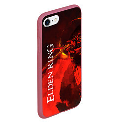 Чехол iPhone 7/8 матовый MALENIA - ELDEN RING ЕЛДЕН РИНГ, цвет: 3D-малиновый — фото 2