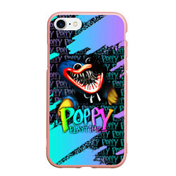 Чехол iPhone 7/8 матовый POPPY PLAYTIME HAGGY WAGGY - ПОППИ ПЛЕЙТАЙМ цветно, цвет: 3D-светло-розовый